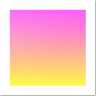 Shades of pink and yellow Posters and Art